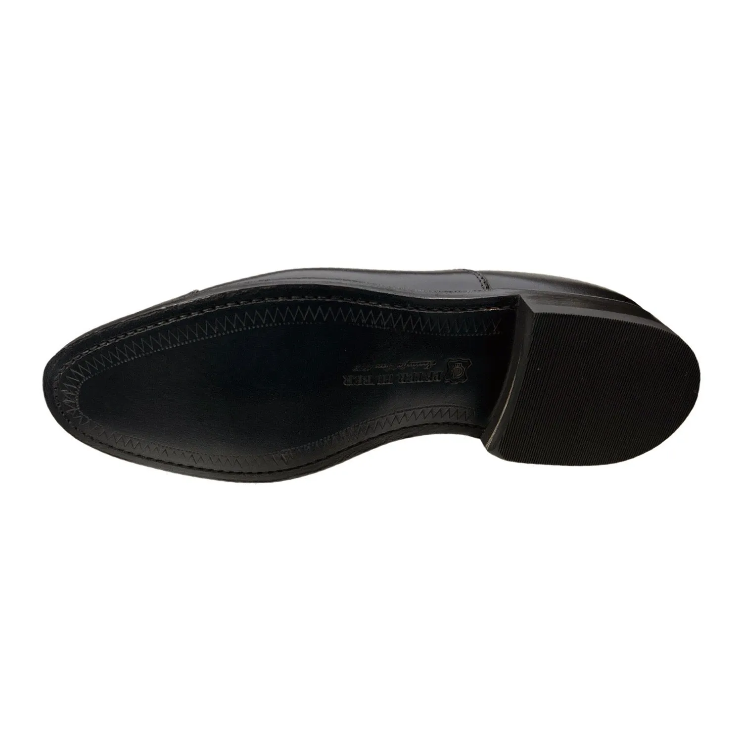 Peter Huber Padova Cap Toe Oxford Black