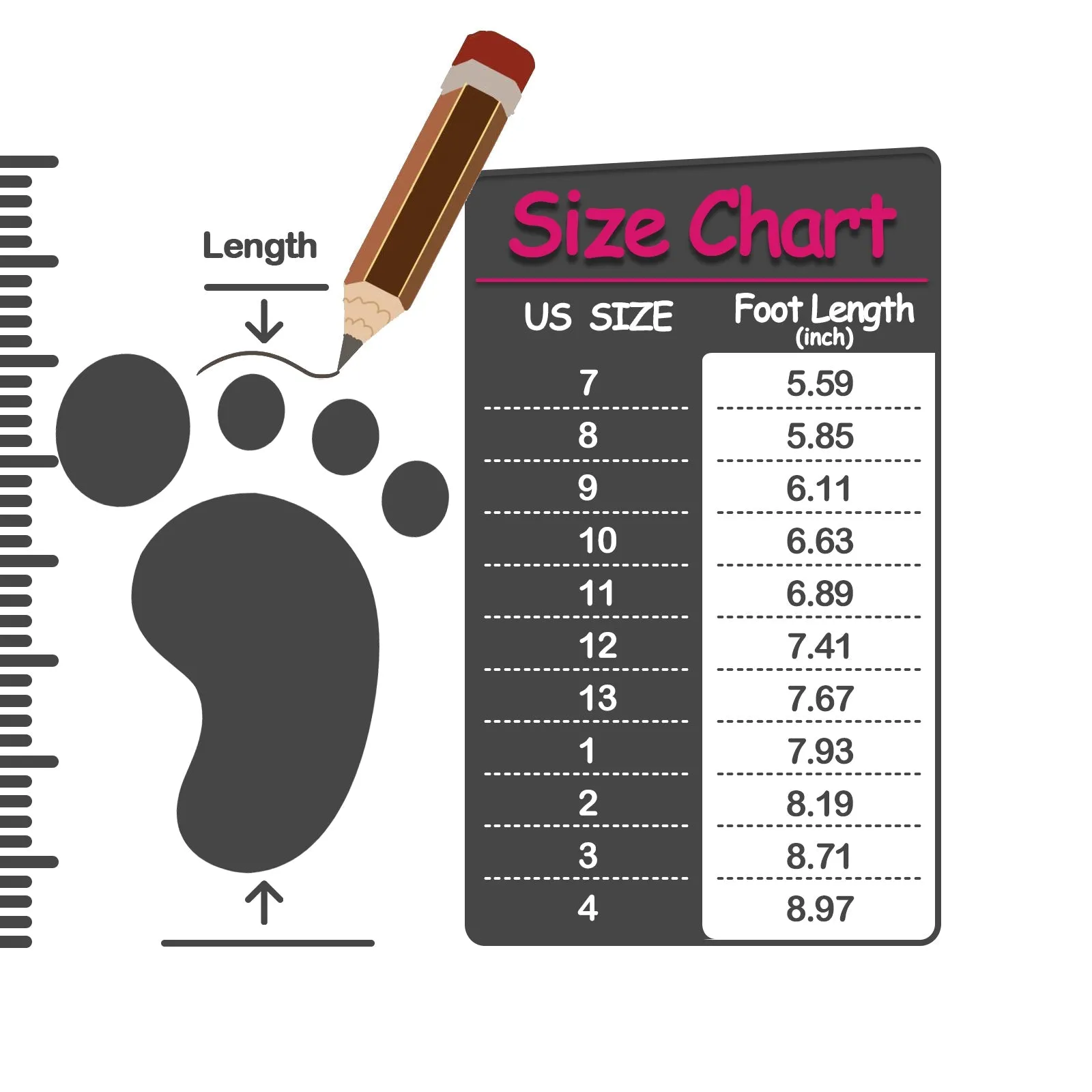 Pink Gradient Glitter Waterproof Kids Rain Boots