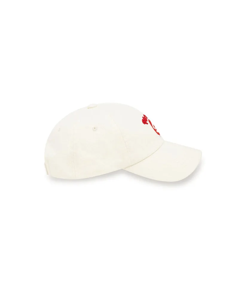 PIV'VEE Calivee Applique Ball Cap - Sand Beige