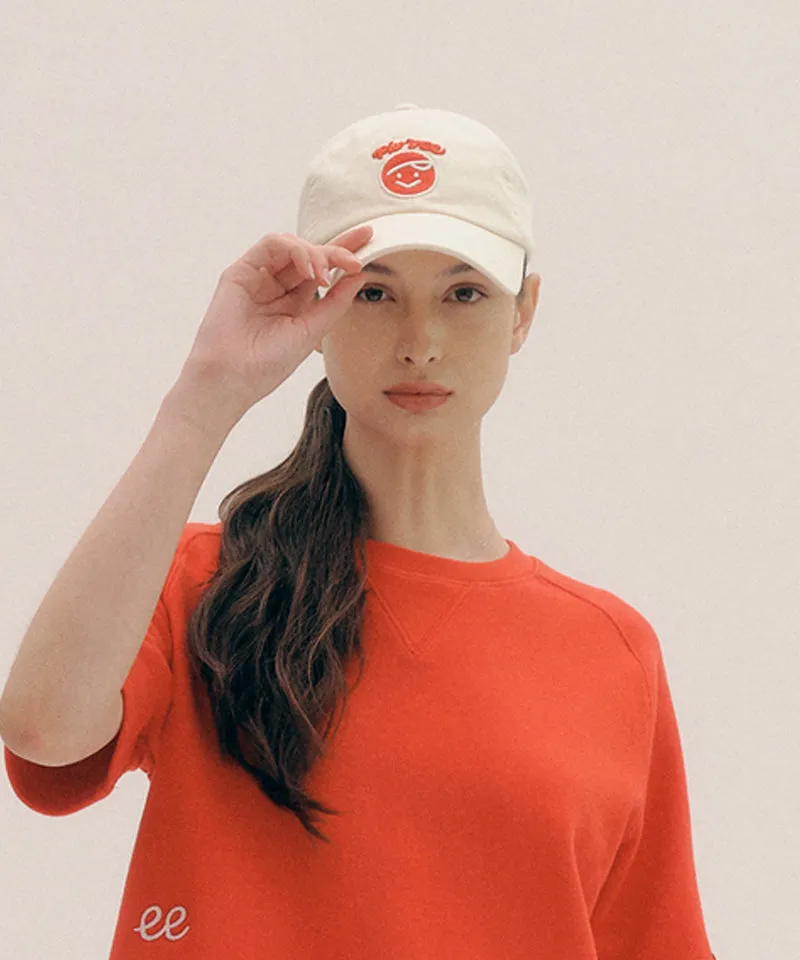 PIV'VEE Calivee Applique Ball Cap - Sand Beige