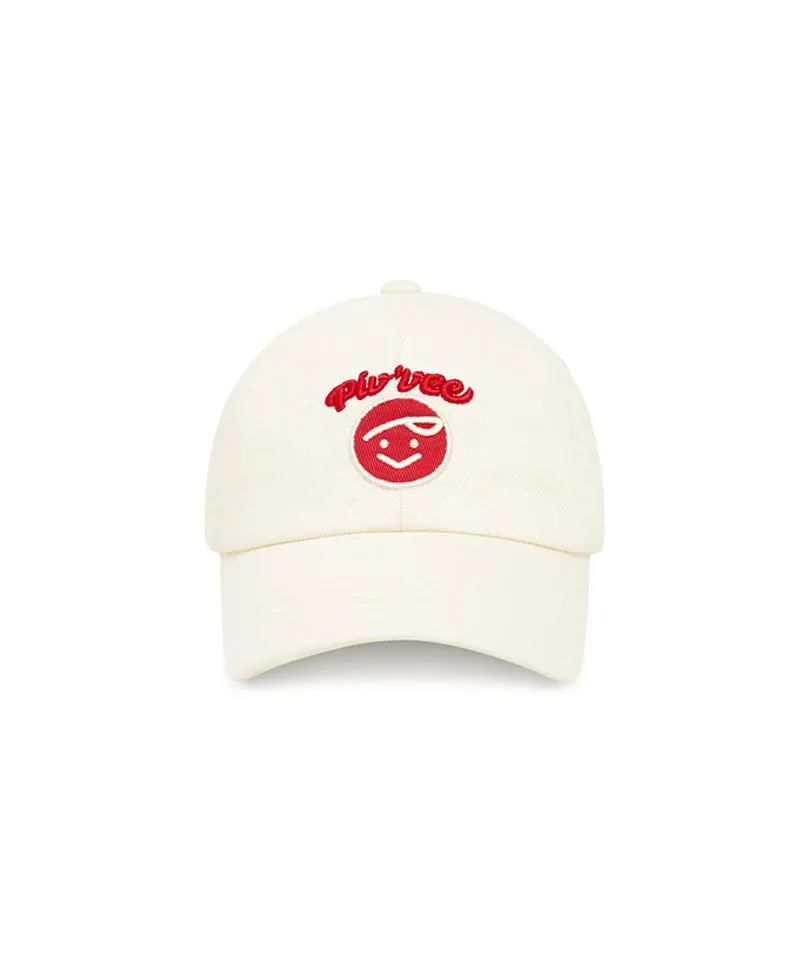 PIV'VEE Calivee Applique Ball Cap - Sand Beige
