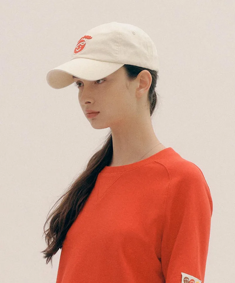 PIV'VEE Calivee Applique Ball Cap - Sand Beige