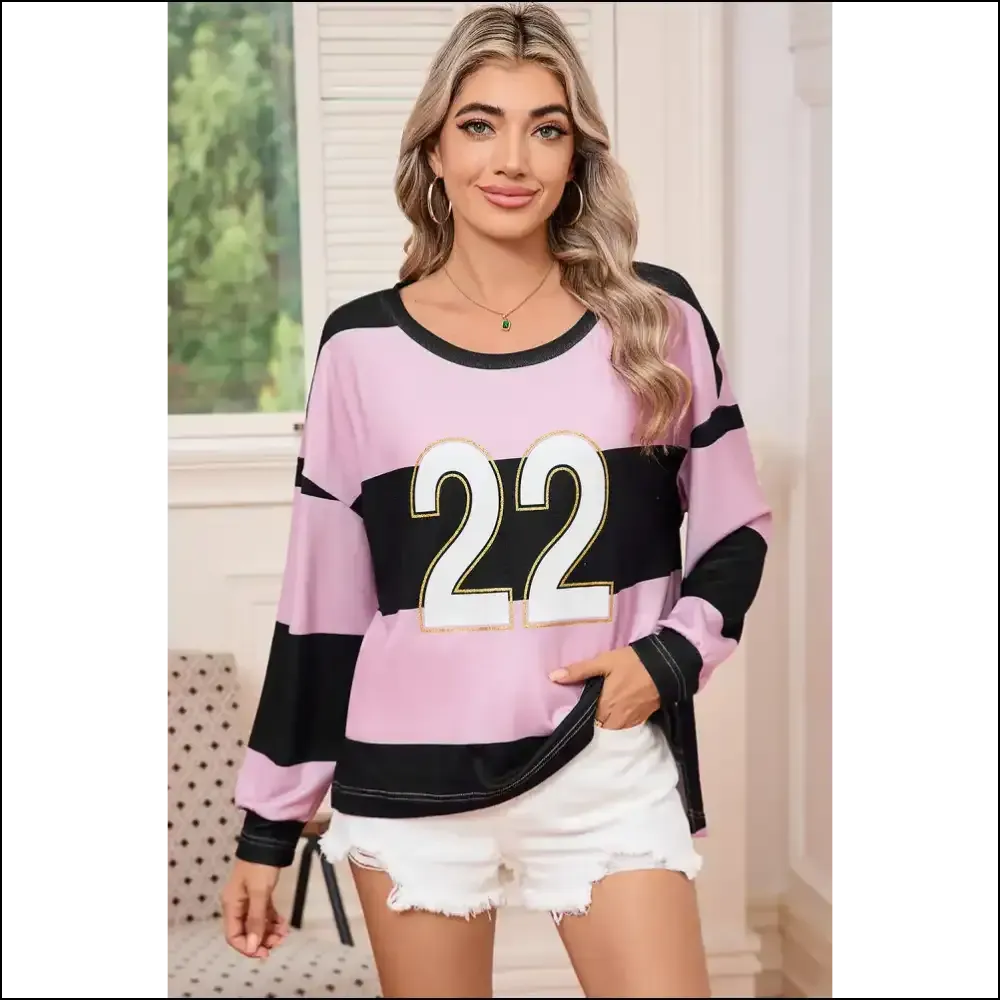 Playful Pink Stripe Top: Because Adulting is Hard . Needful Things. 😉