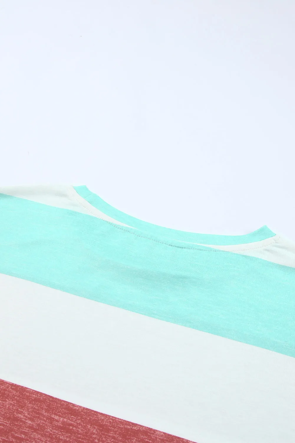 Plus Size Colorblock Pullover Top