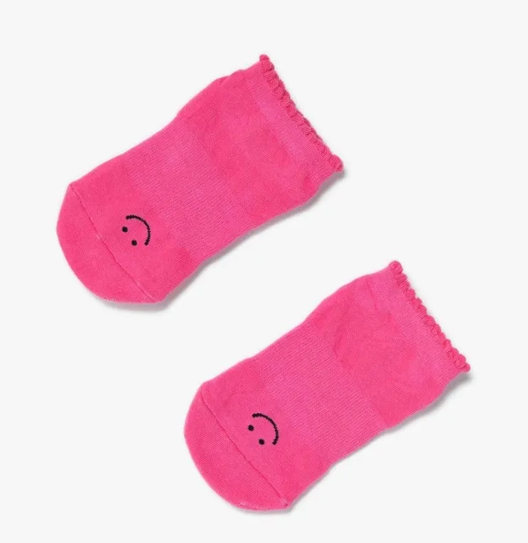 Pointe Studio Happy Grip Sock - Pink