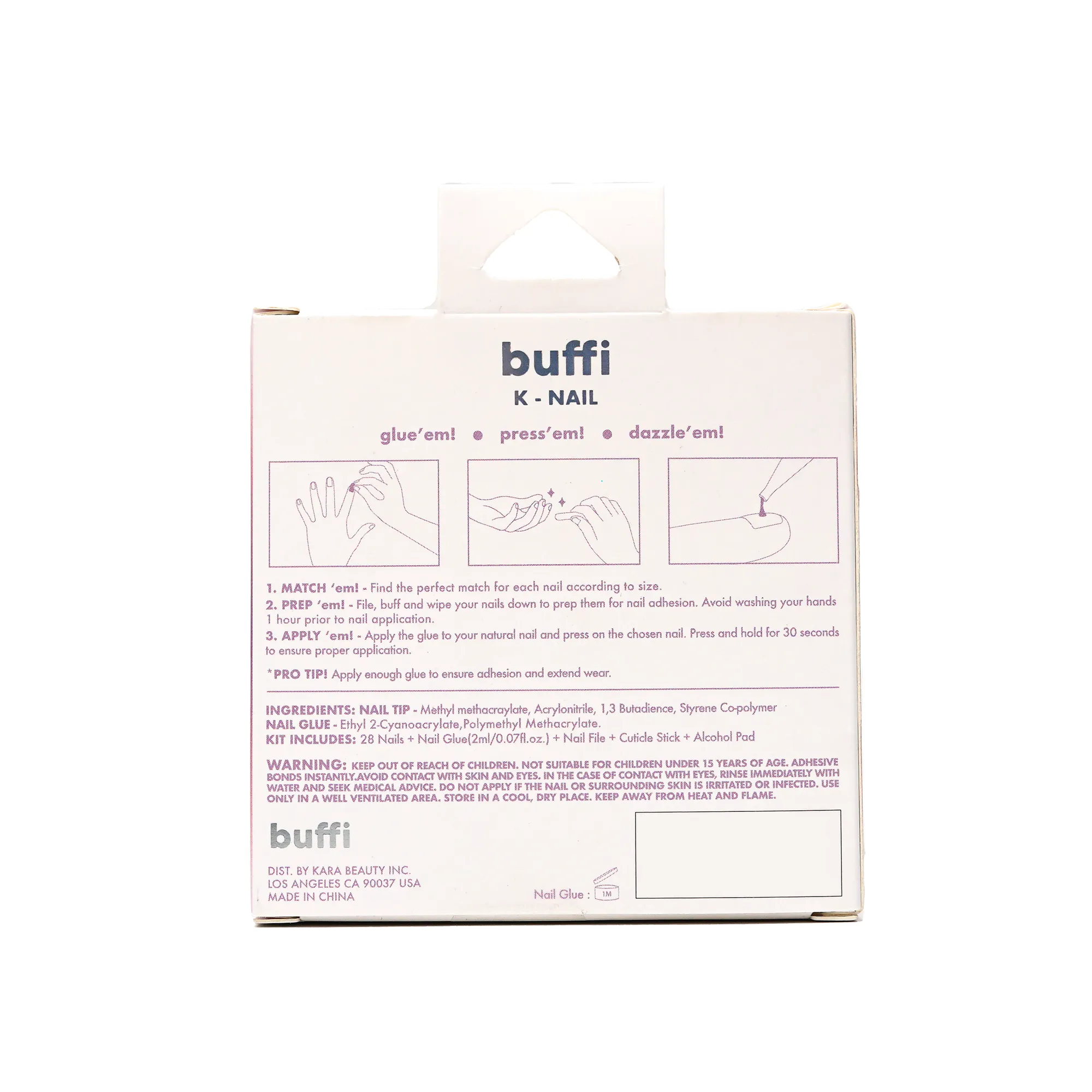 PRICKLY PEAR Buffi Press On Nails