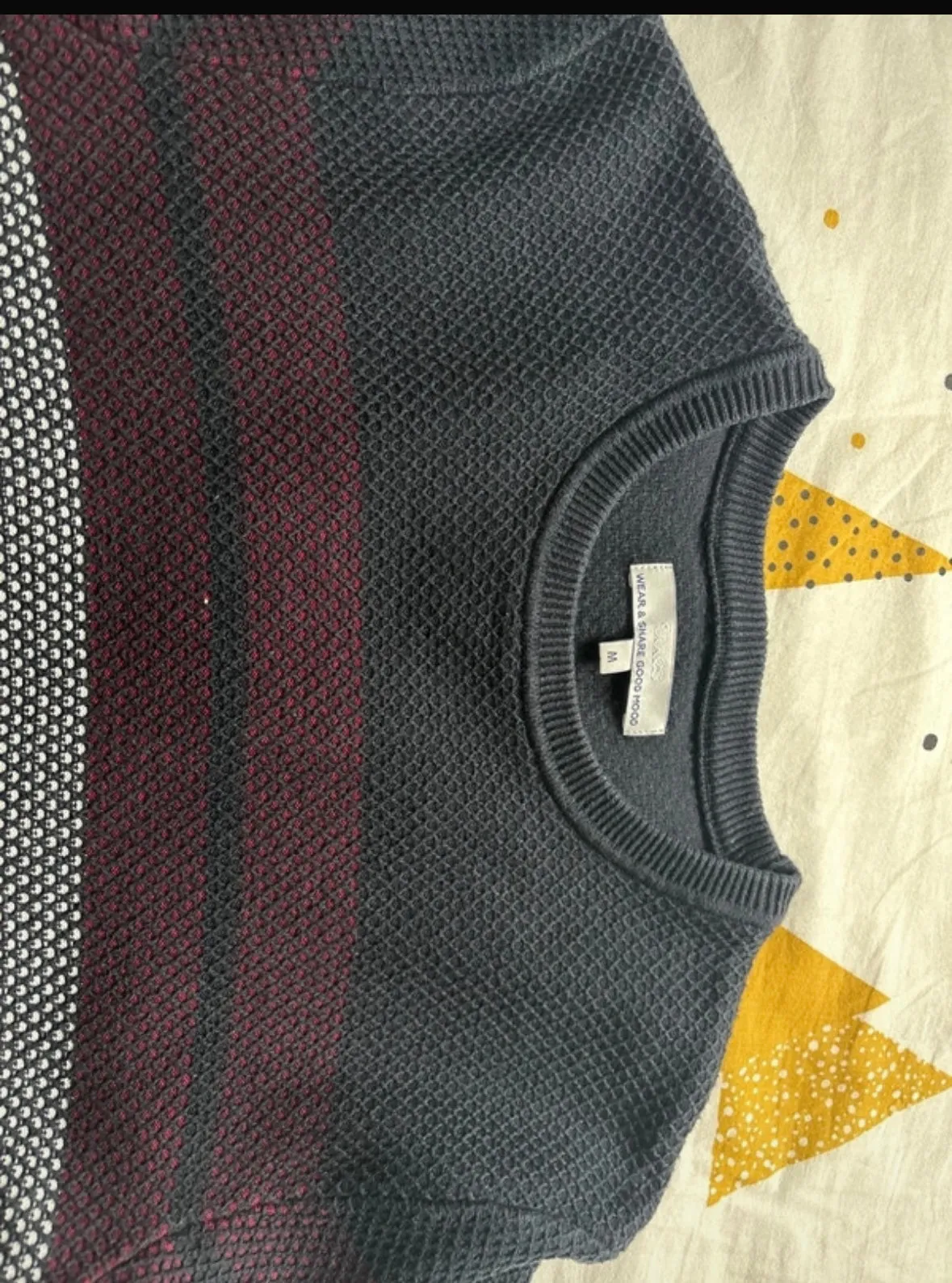 Pull esprit colorblock mesh