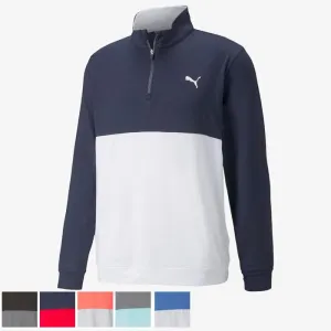 Puma Gamer Colorblock Golf 1/4 Zip XXL Puma Black/Quiet Shade (532985-