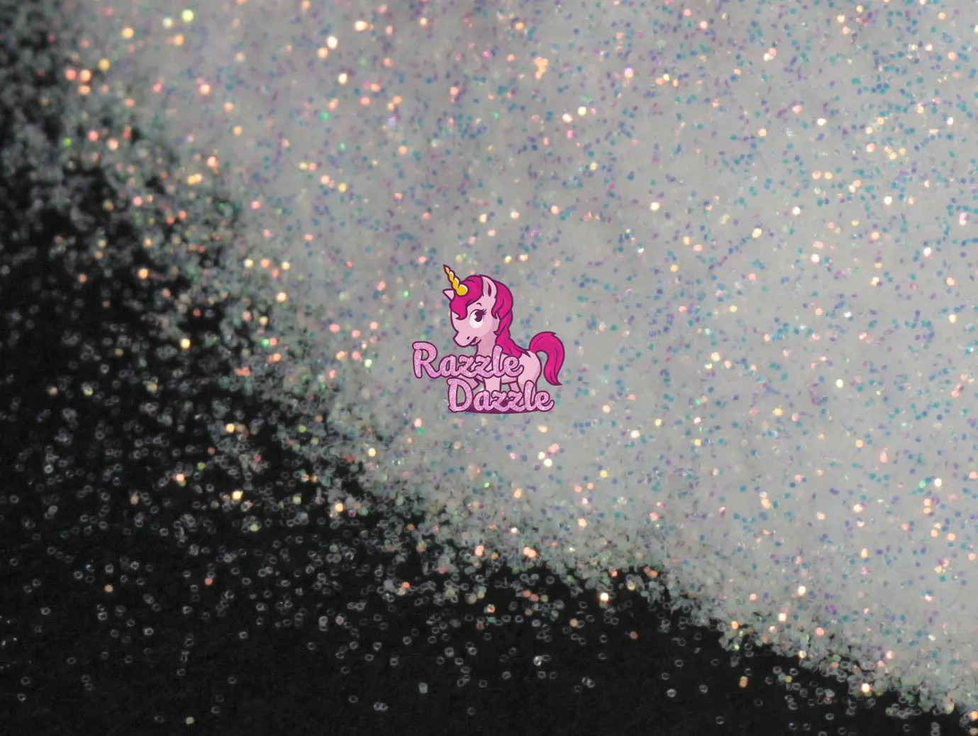 Razzle Dazzle Goddess Glitter- ultra fine white glitter | White Premium Glitter for Nail Art, Resins Art | Holographic Glitter | Decoration for Cards and DIY