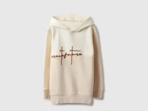 Regular Fit Hooded Neck Colorblock Sweatshirt