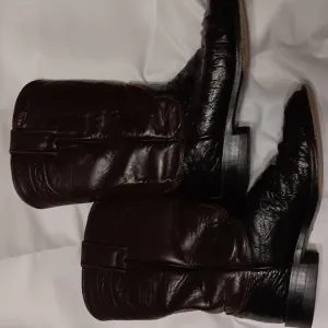 🕷Roper boots ostrich western 41/2 B boys