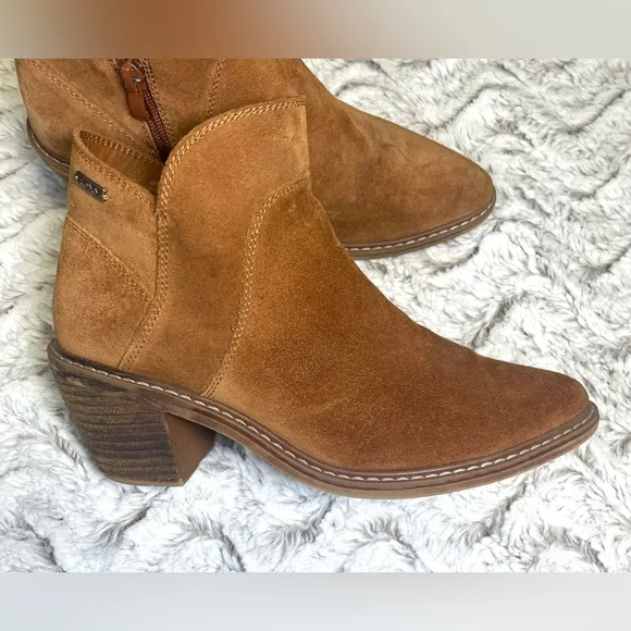 Roxy Women’s Cassidy Leather Ankle Boots Surfer Boho Minimalist Indie Size 7