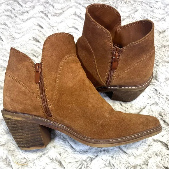 Roxy Women’s Cassidy Leather Ankle Boots Surfer Boho Minimalist Indie Size 7
