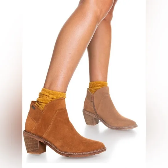 Roxy Women’s Cassidy Leather Ankle Boots Surfer Boho Minimalist Indie Size 7