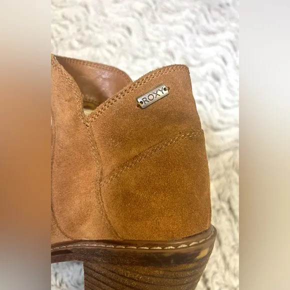 Roxy Women’s Cassidy Leather Ankle Boots Surfer Boho Minimalist Indie Size 7