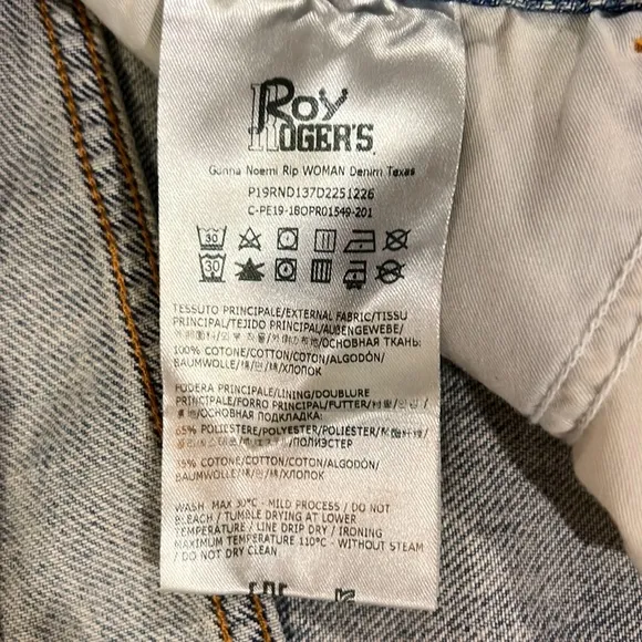 Roy Roger’s Women’s Denim Shirt Size:28