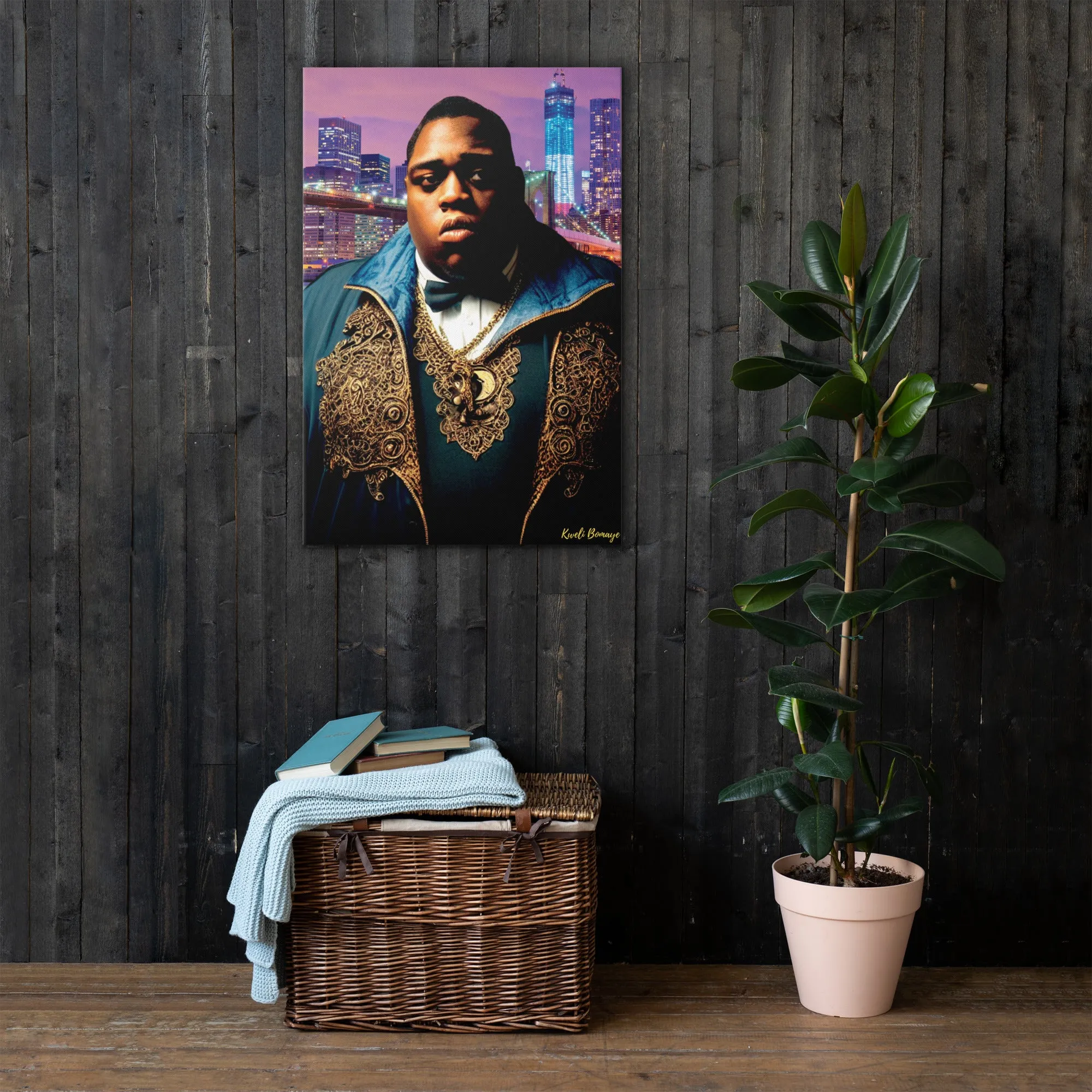 {Royal Ancestors Series} - "Notorious B.I.G." - Canvas Print