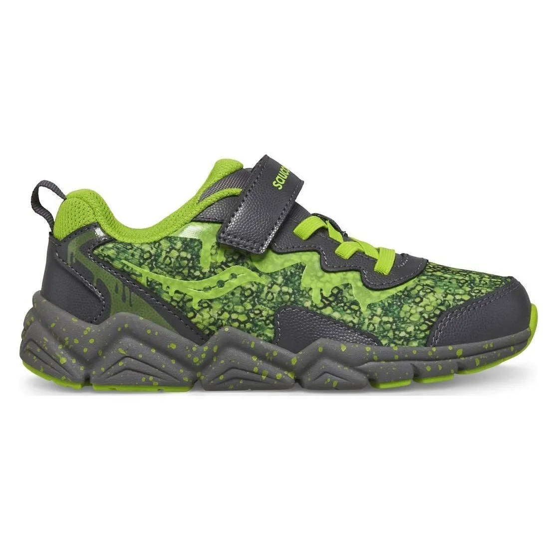 Saucony - Big Kid's Flash A/C 3.0 Sneaker, Slime