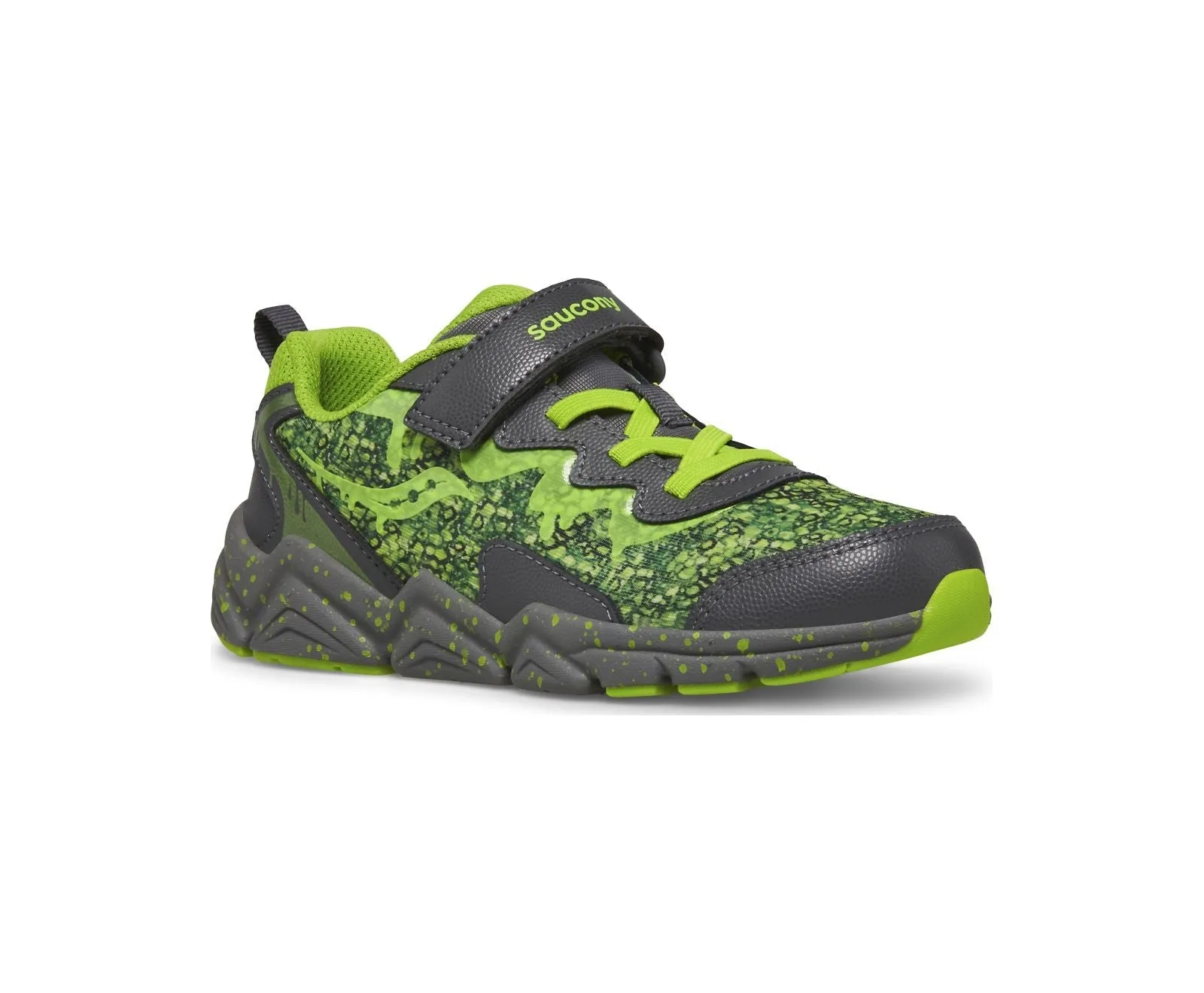 Saucony - Big Kid's Flash A/C 3.0 Sneaker, Slime