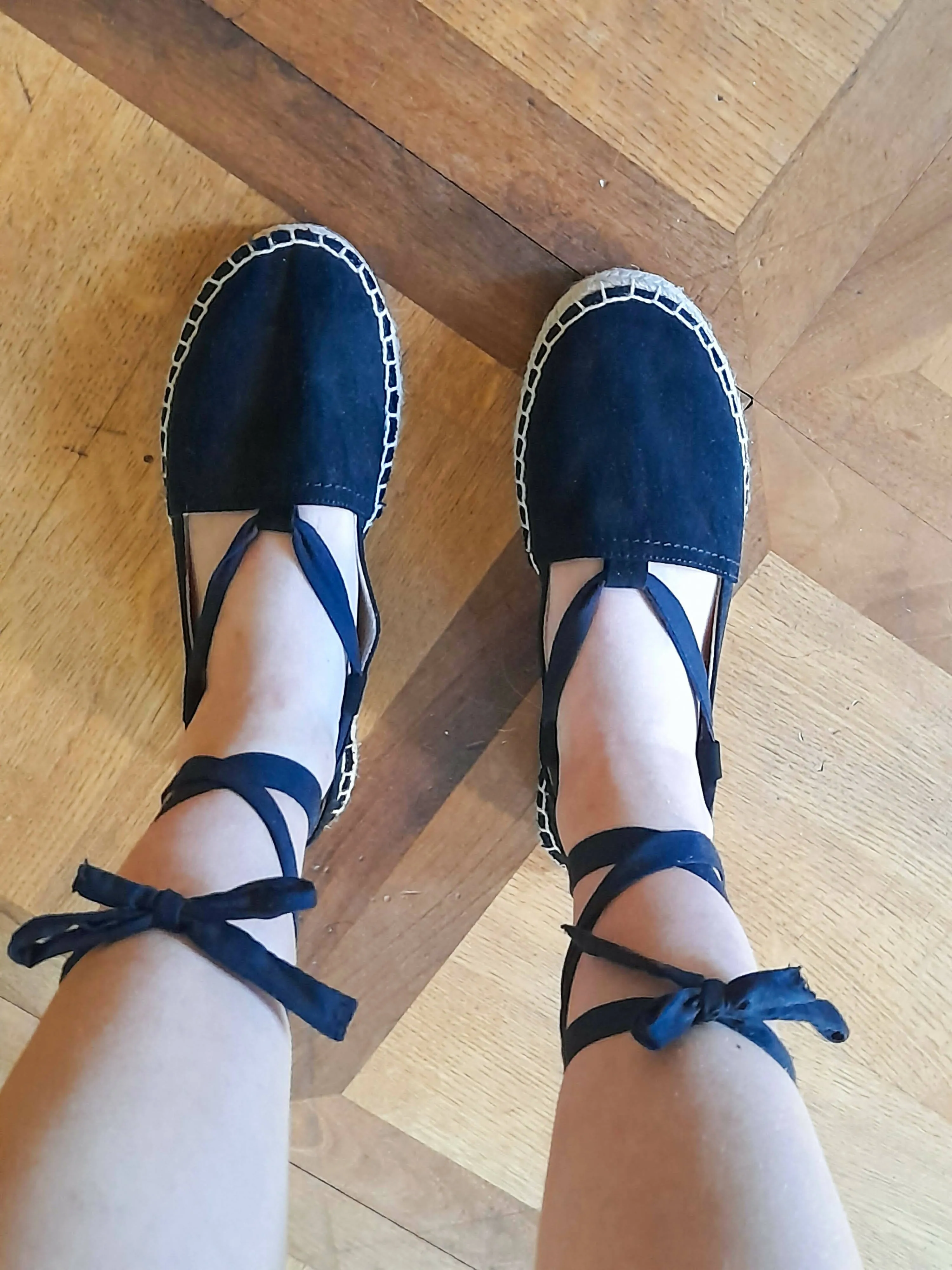 schwarze Espadrilles 37