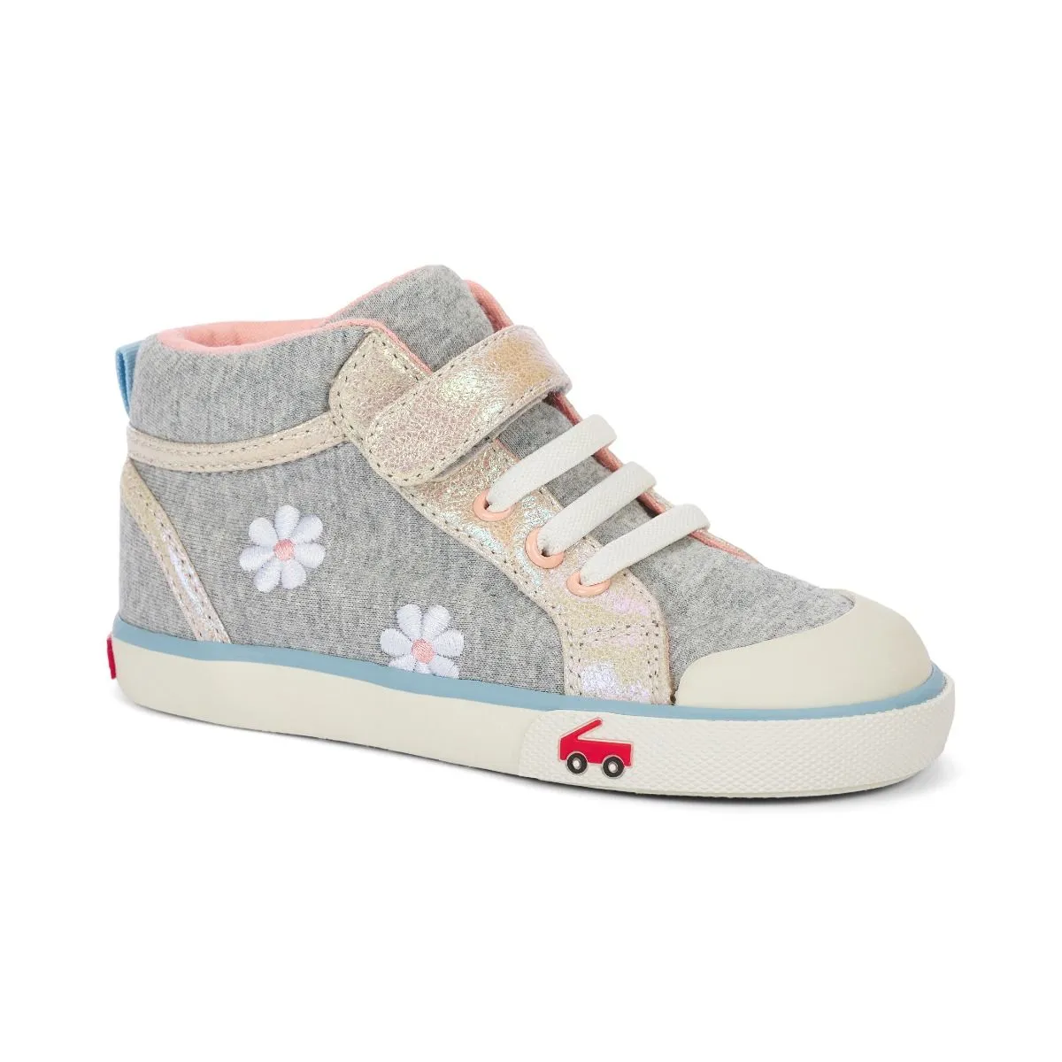 See Kai Run Peyton Sneaker - Grey/Gold