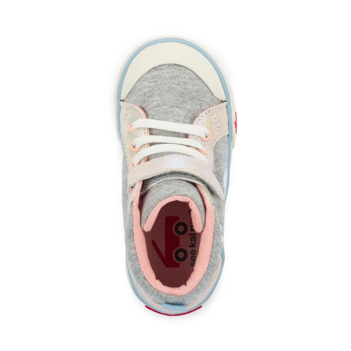 See Kai Run Peyton Sneaker - Grey/Gold