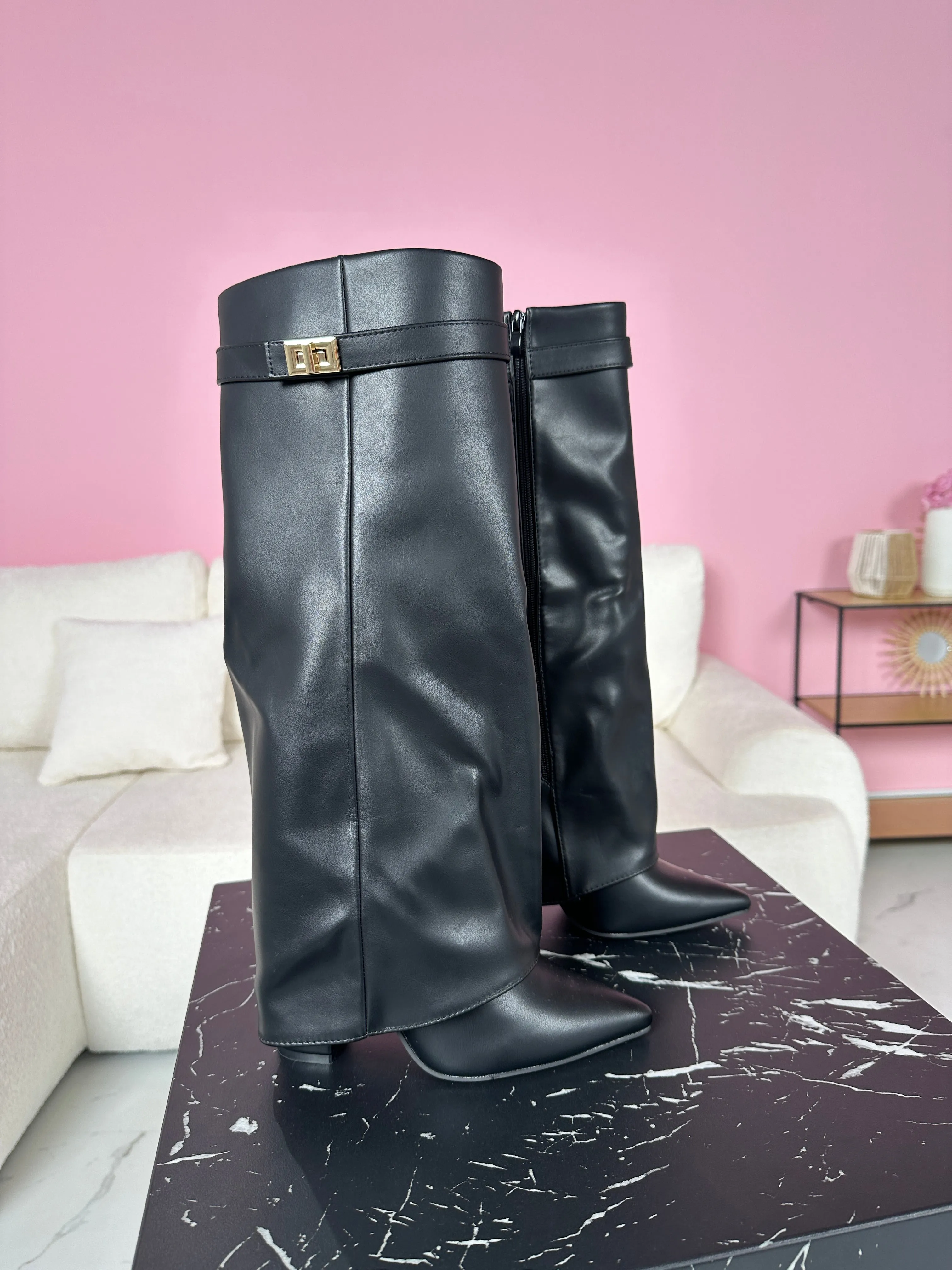 SERENA™ -  Shark Leather Boots