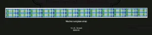 SGS-05 - Sunglass Strap – Blue & Green Madras