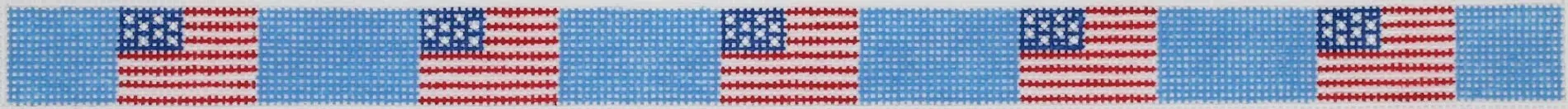 SGS-25 Sunglass Strap – American Flags on Bright Blue