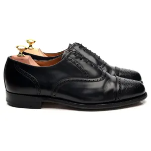Shipton & Heneage 'Ealing' Black Leather Oxford Brogue UK 7.5 FX