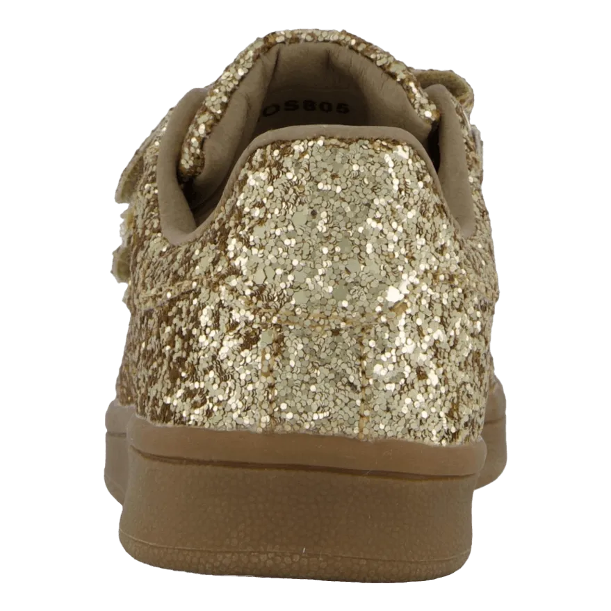 Sneaker T Gold Glitter