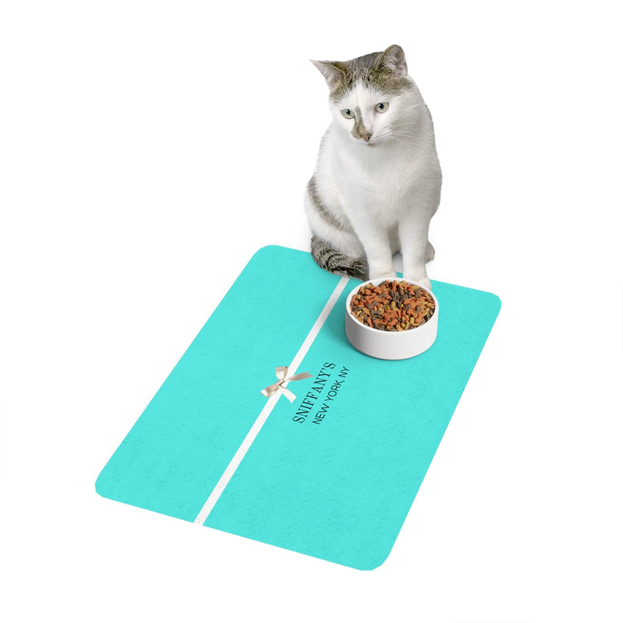 Sniffany's Faux-Designer Pet Food Mat