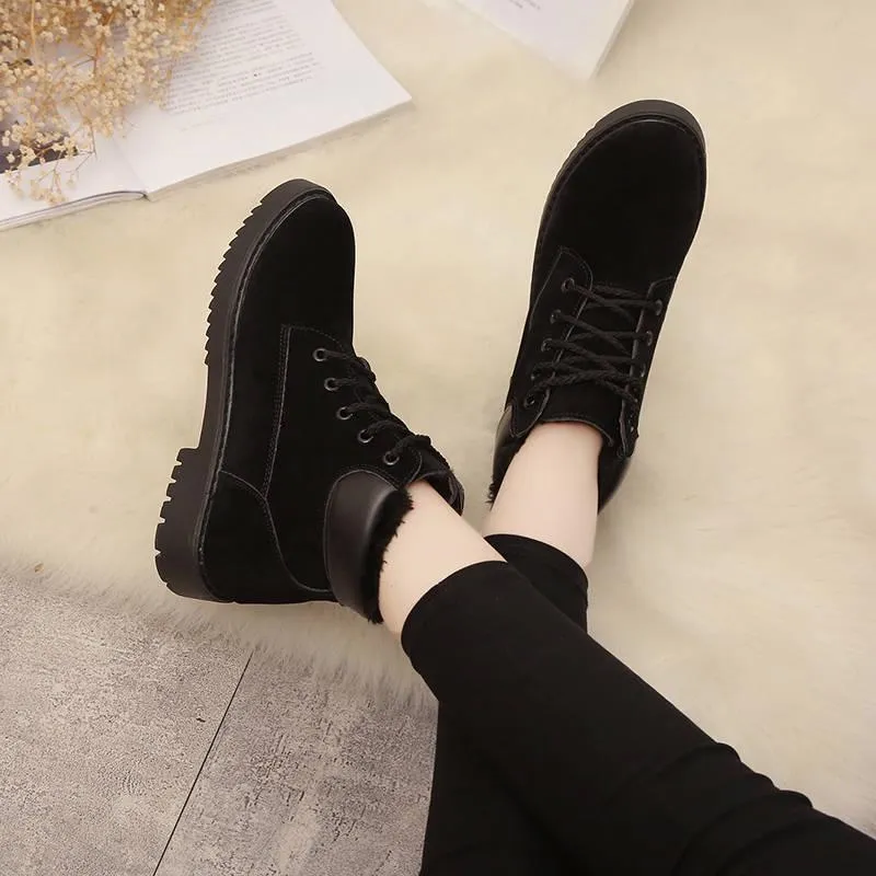 Snow Boots Women Winter Shoes 2019 Casual Ankle Boots Women Warm Fur Women Martin Boots Botas Mujer