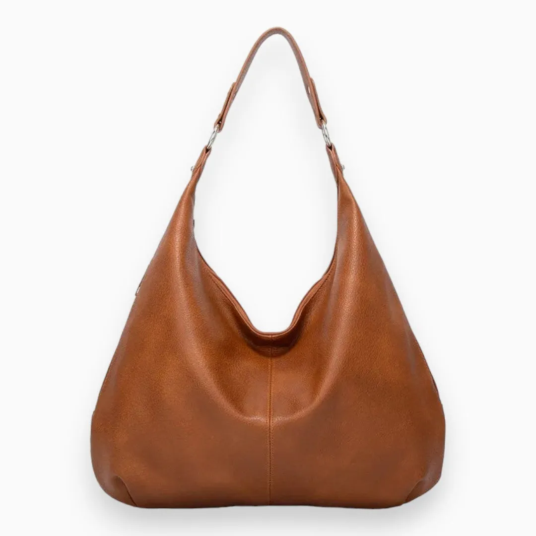 Soft Leather Hobo Bag | Spacious | Everyday Elegance