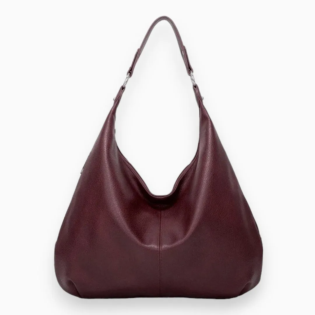 Soft Leather Hobo Bag | Spacious | Everyday Elegance