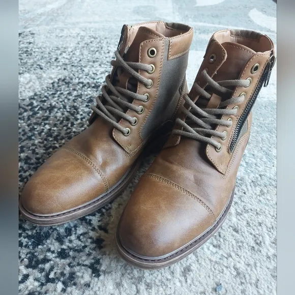 Sonoma Mens Tan Ankle Boots | Size: 8