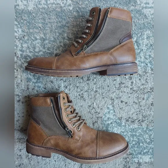 Sonoma Mens Tan Ankle Boots | Size: 8