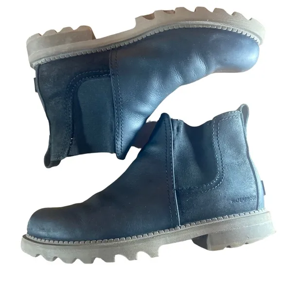 Sorel Mad Brick leather Chelsea boots