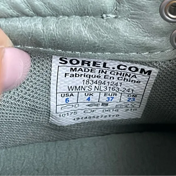 Sorel Women’s Ainsley Conquest Suede Boots Size 6 Waterproof Outdoors Comfy