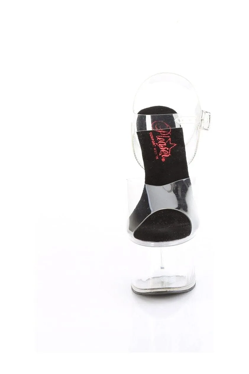 SS-PASSION-708 Clear Vinyl Sandal