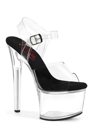 SS-PASSION-708 Clear Vinyl Sandal