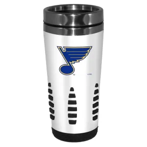 St. Louis Blues Travel Mug - 16 oz. White Huntsville