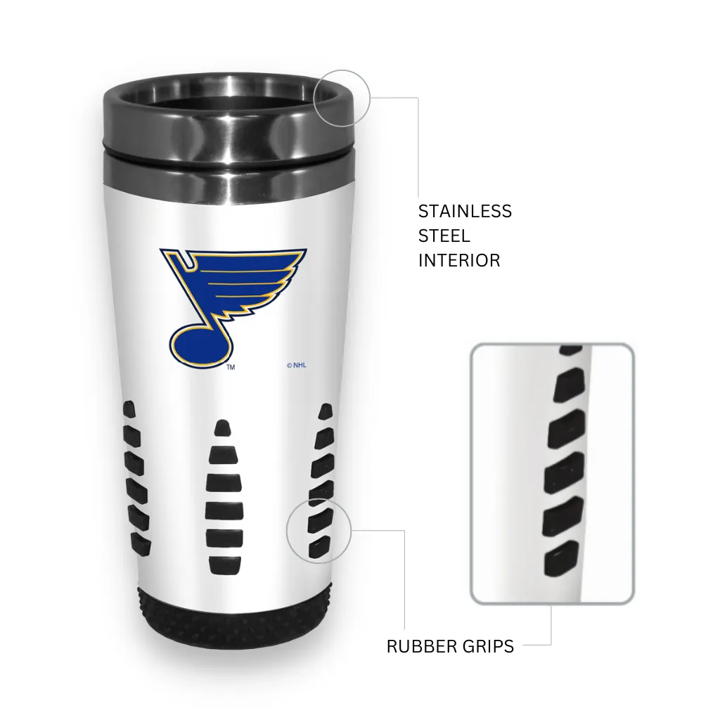 St. Louis Blues Travel Mug - 16 oz. White Huntsville