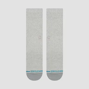 Stance Icon Crew Socks Grey Heather