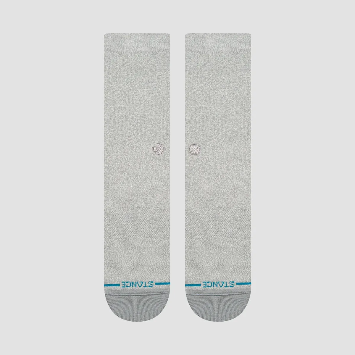 Stance Icon Crew Socks Grey Heather