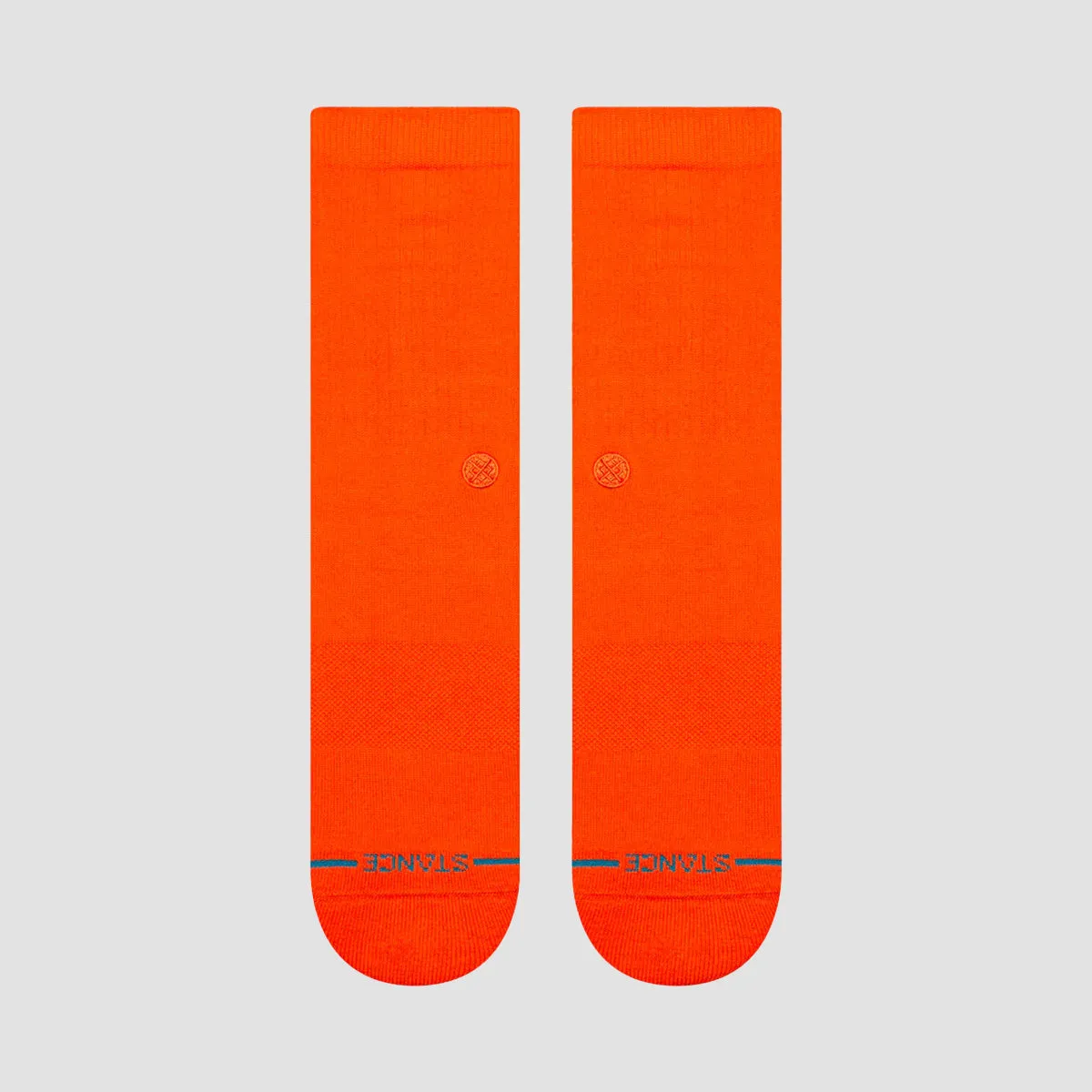 Stance Icon Crew Socks Tomato