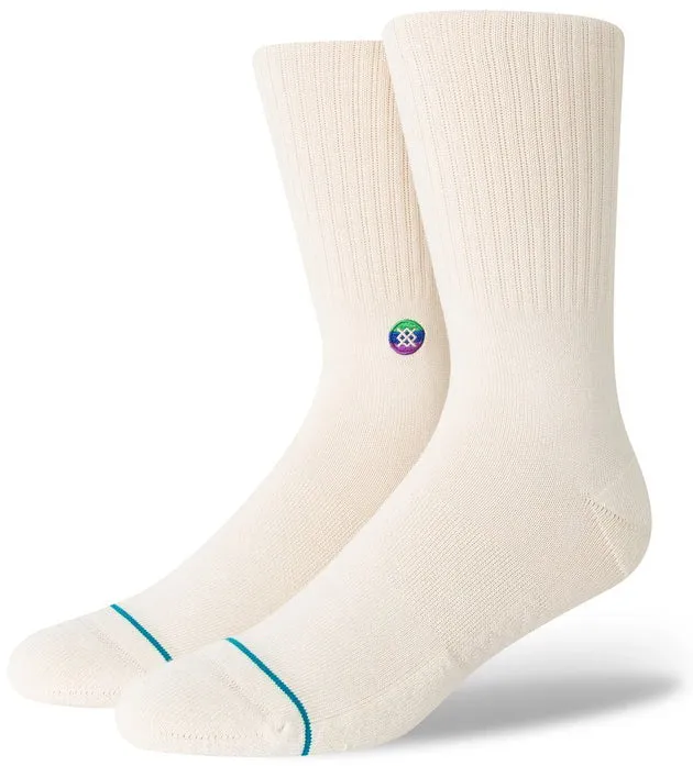 Stance Socks Unisex Love Crew Vintage White
