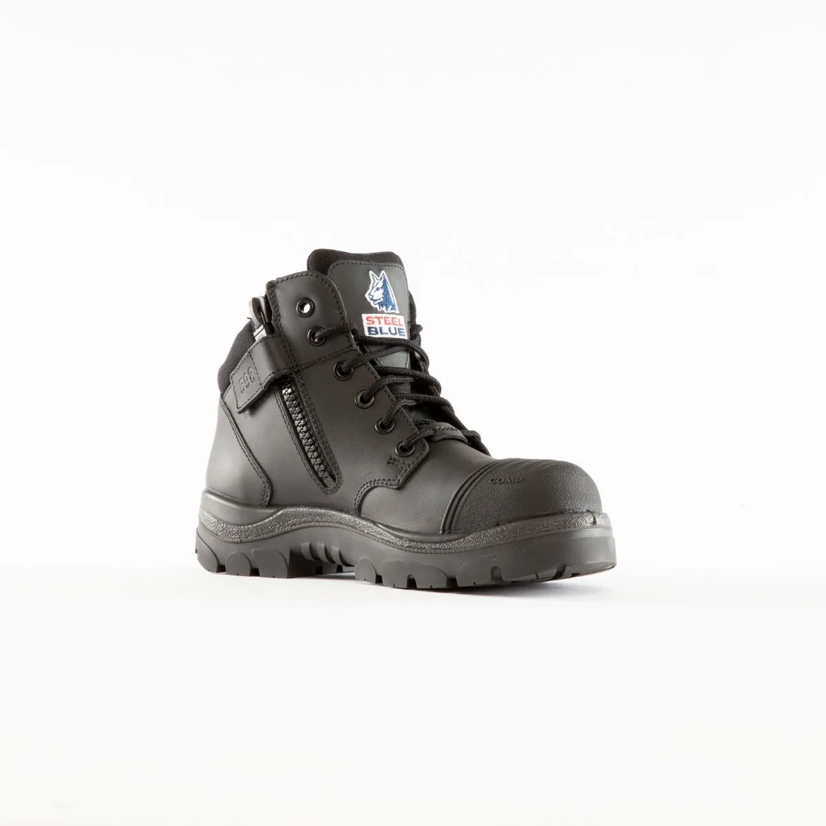 Steel Blue Parkes 318598 Composite Toe Zip Side Boot