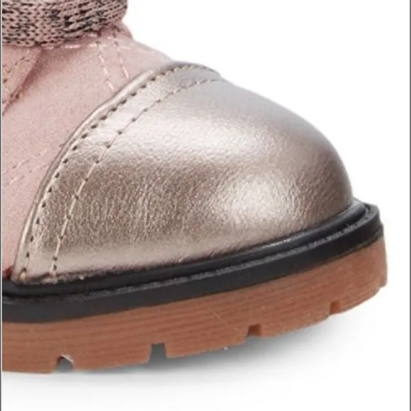 Steve Madden Faux Leather Girl’s High Top Boots