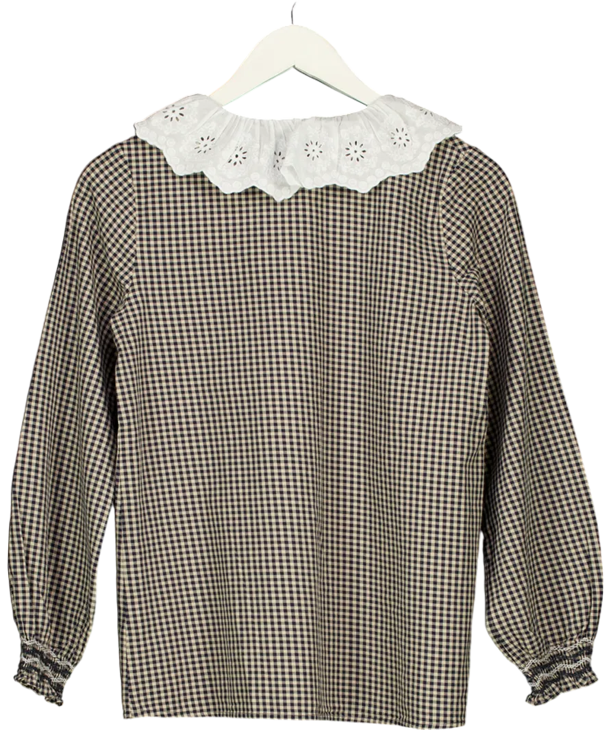 Tartine et Chocolat Blue Gingham Blouse 14 Years